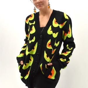 (SOLD ON MERCARI) Foxblood Bump in the Night Cardigan size M/L